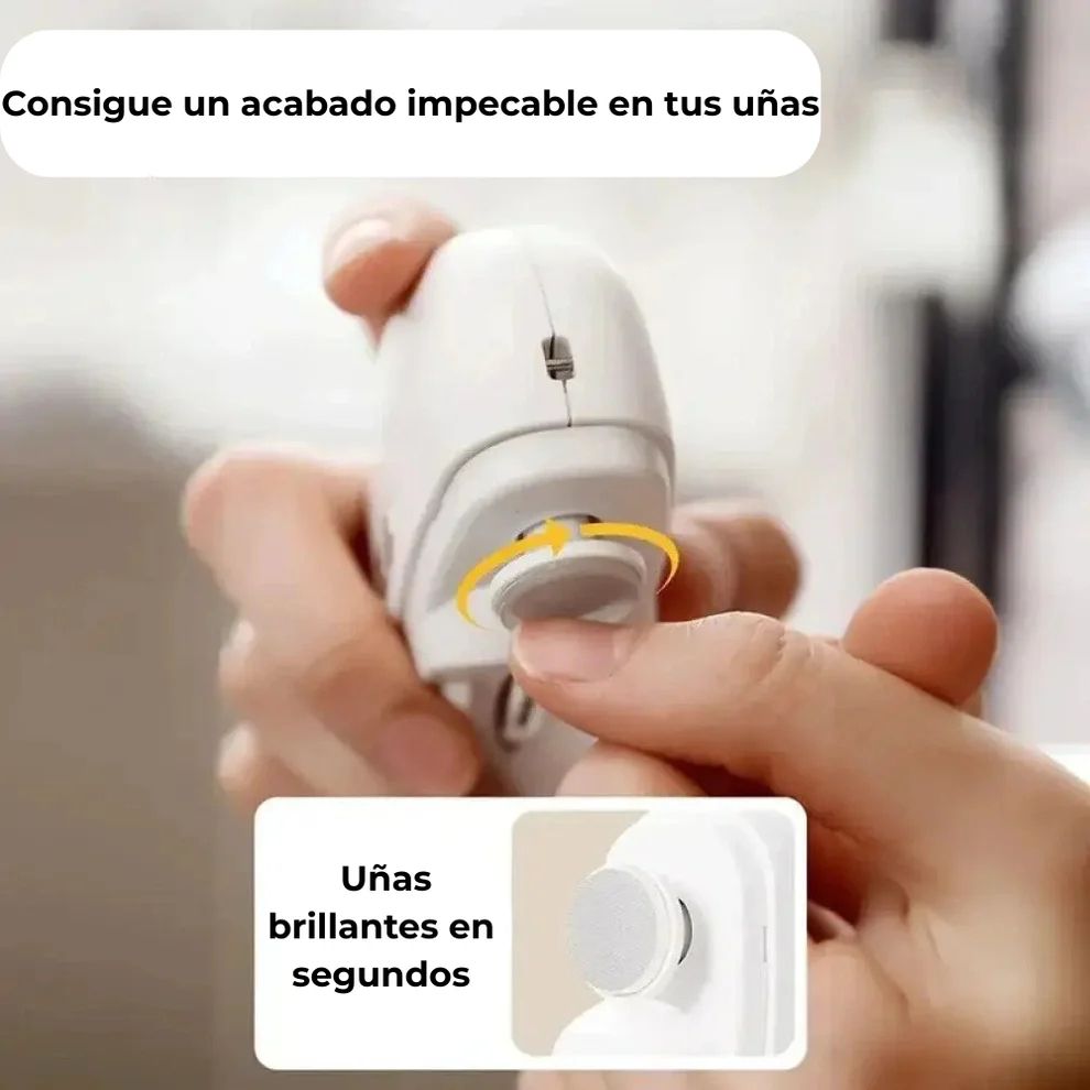 ✂️💅🔥  cortauñas eléctrico con protección antipellizcos