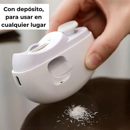 ✂️💅🔥  cortauñas eléctrico con protección antipellizcos