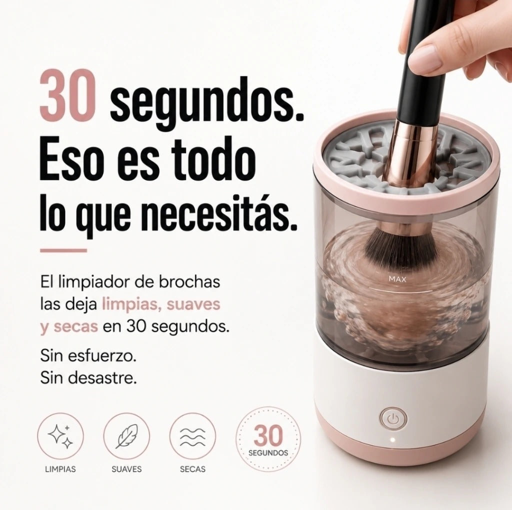 Limpia brochas de maquillaje eléctrica 💄🧽