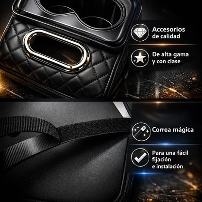 Apoya brazos para autos con porta botellas🍿