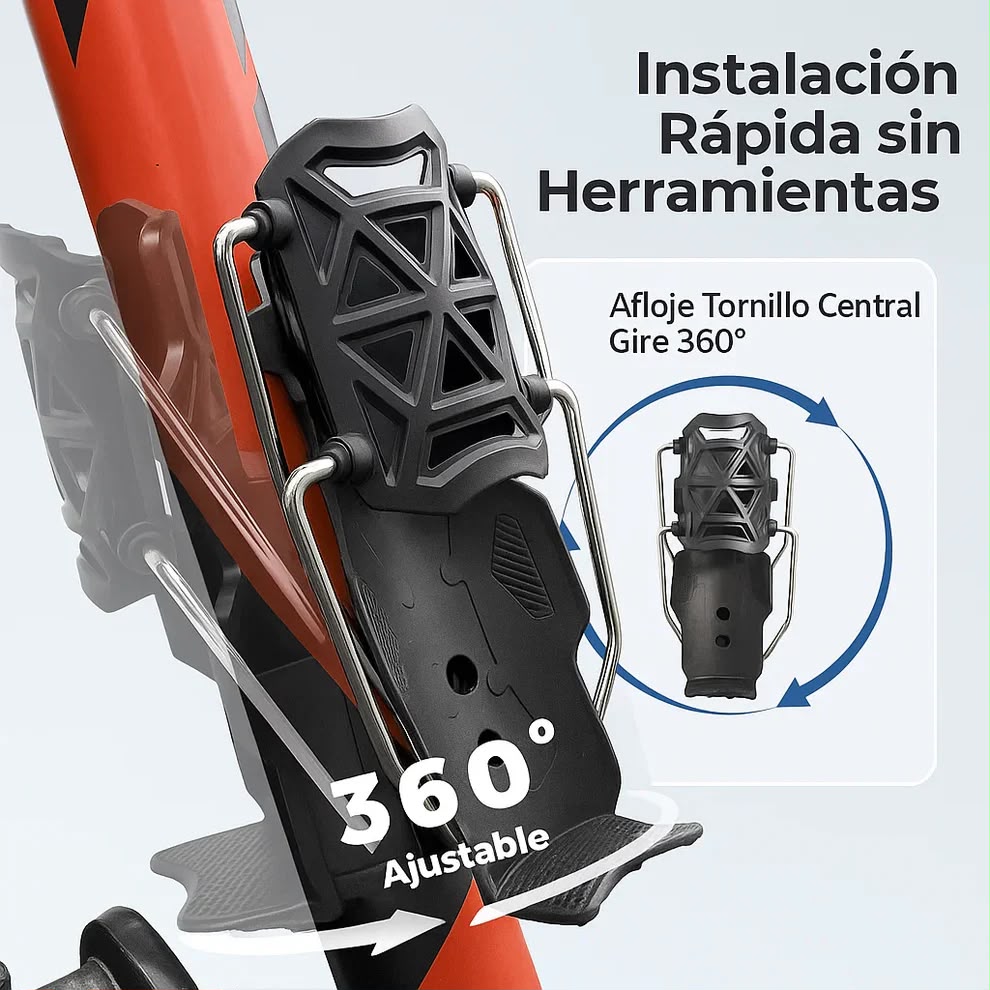 Porta Botellas Adaptable 360°
