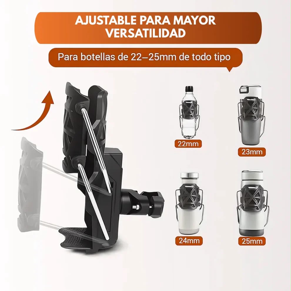 Porta Botellas Adaptable 360°