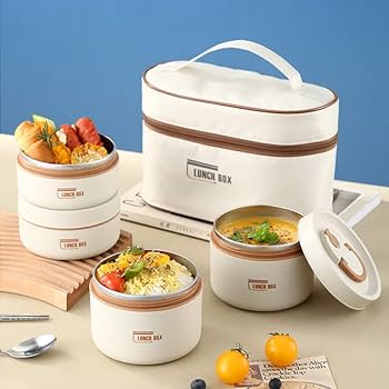 LONCHERA TÉRMICA DE ACERO INOXIDABLE🍗🥩