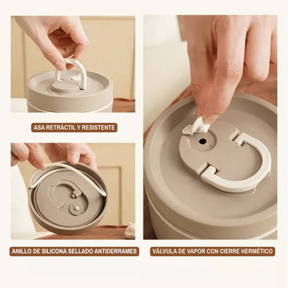 LONCHERA TÉRMICA DE ACERO INOXIDABLE🍗🥩
